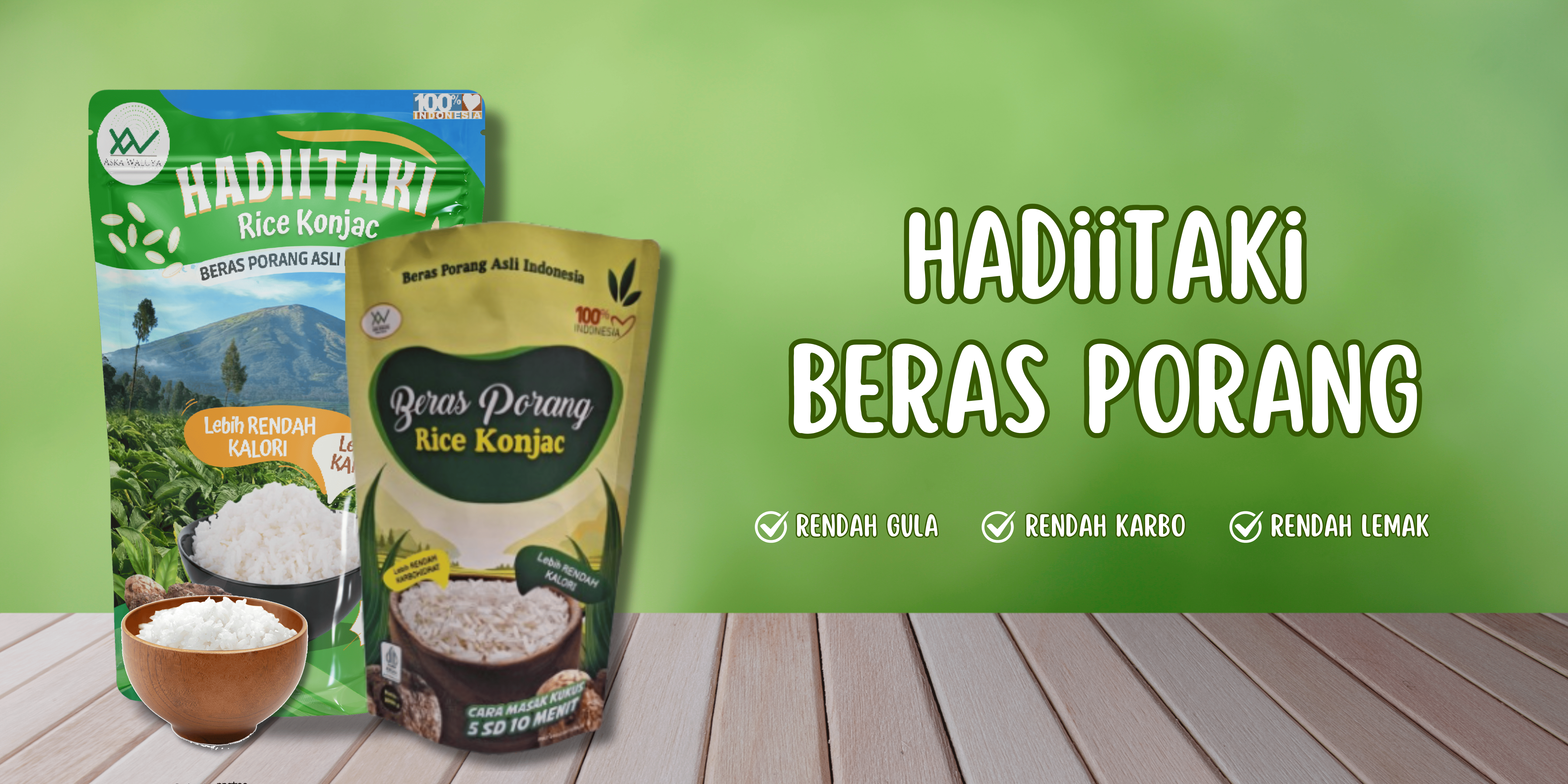 Varian Produk Beras Porang